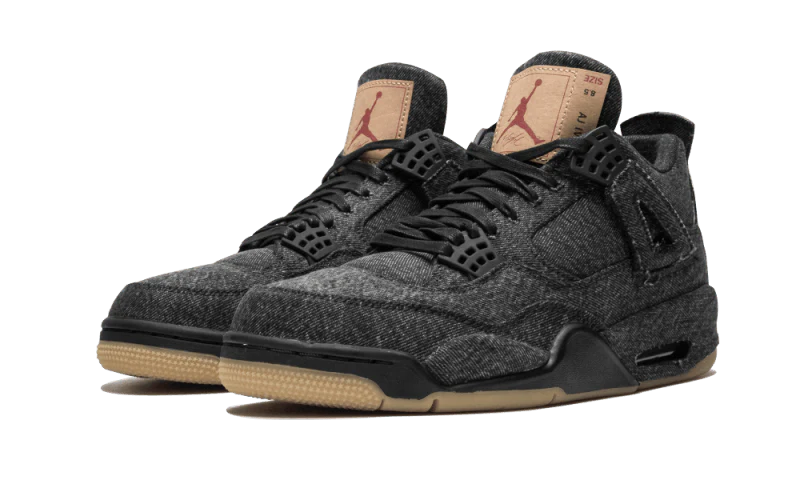 Jordan 4 Retro Levi's Black (Levi's Tag) - 80144resell